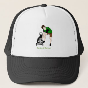 Gorra De Camionero Warrior de fin de semana Funny Lawn mowing Persona