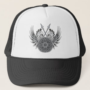 Gorra De Camionero Warrior Skulls