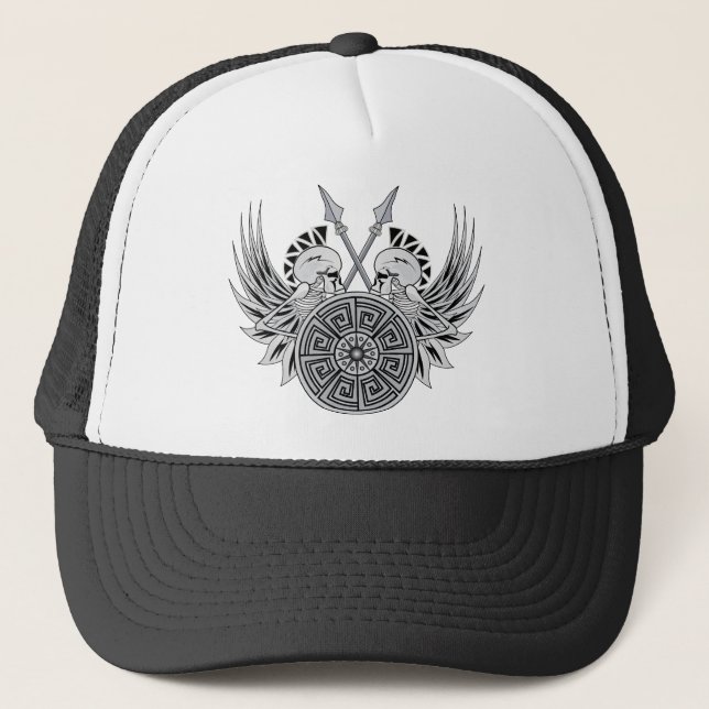 Gorra De Camionero Warrior Skulls (Anverso)