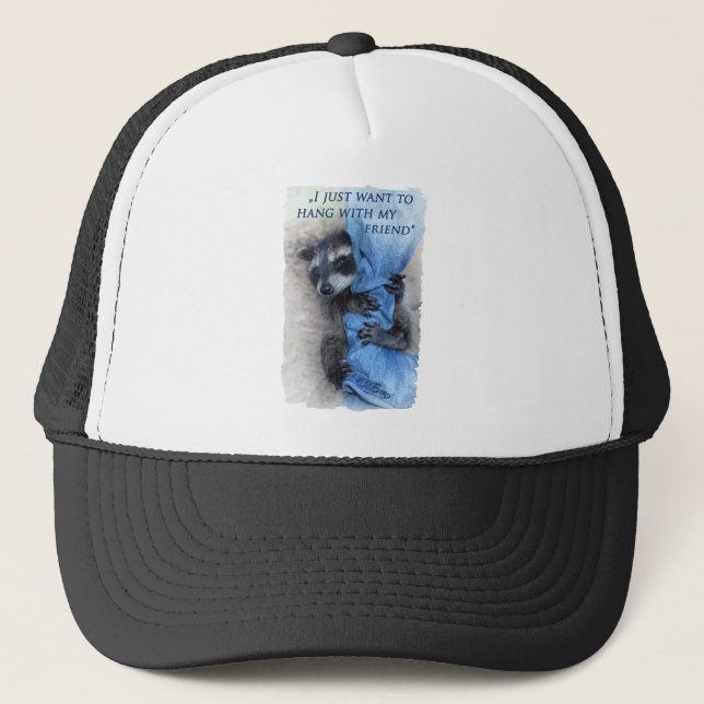 Gorra De Camionero Waschbär - Abhängen (Anverso)