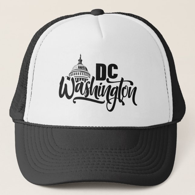 Gorra De Camionero Washington DC (Anverso)