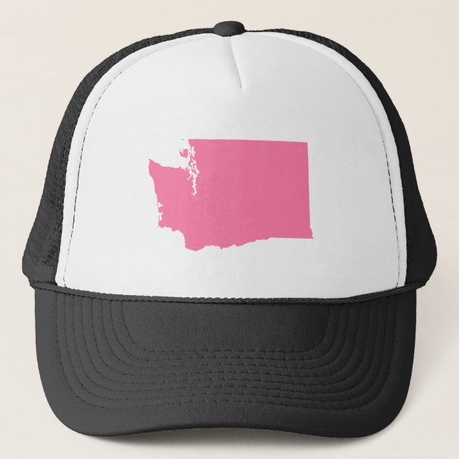 Gorra De Camionero Washington en rosa (Anverso)