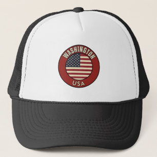 Gorra De Camionero Washington Estados Unidos de América 