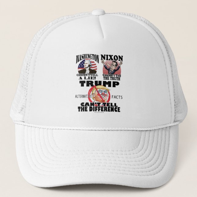 Gorra De Camionero Washington Nixon Dump Trump Liar (Anverso)