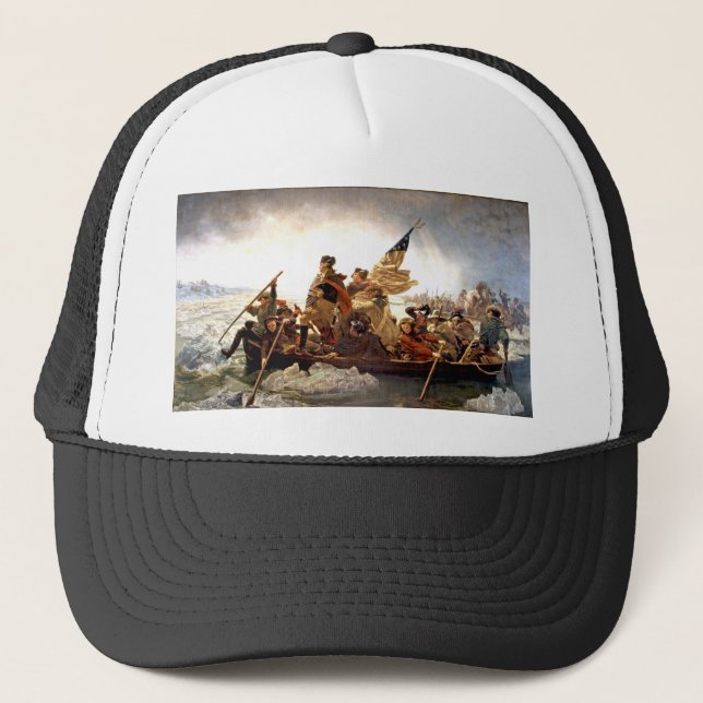 Gorra De Camionero Washington que cruza el Delaware (Anverso)