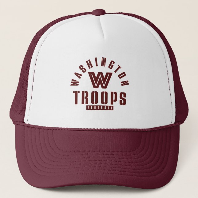 Gorra De Camionero Washington Troops Trucker Hat (Anverso)