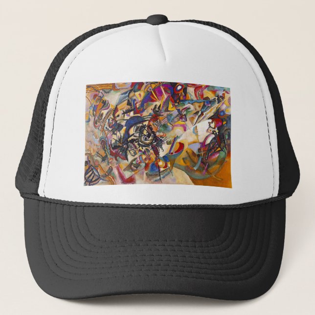 Gorra De Camionero Wassily Kandinsky - Composición 7 Arte Abstracto (Anverso)