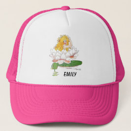 Gorra De Camionero Water Lily Cute Flor Child Floral Chica de hadas