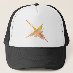 Gorra De Camionero Watercolor Nazca Hummingbird