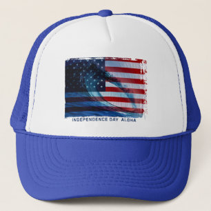 Gorra De Camionero Wave Flag Estados Unidos Trucker Hats