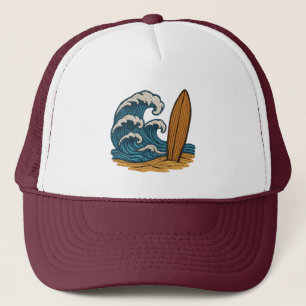Gorra De Camionero Wave & Surfboard