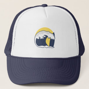 Gorra De Camionero Waves y tablas de surf