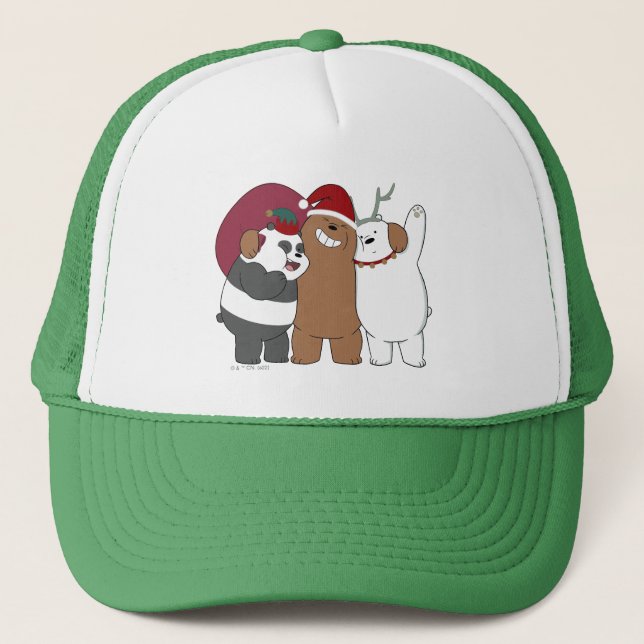 Gorra De Camionero We Bare Bears - Season's Greetings (Anverso)
