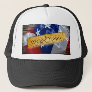 Gorra De Camionero We The People American Flag