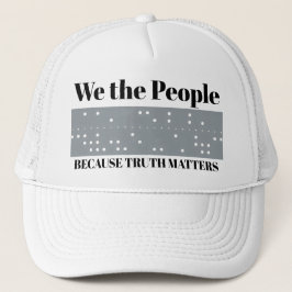 Gorra De Camionero We the People Because Truth Matters ITA2 Code