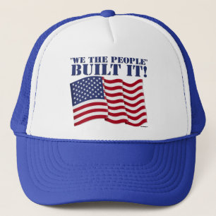 GORRA DE CAMIONERO "WE THE PEOPLE" BUILT IT!