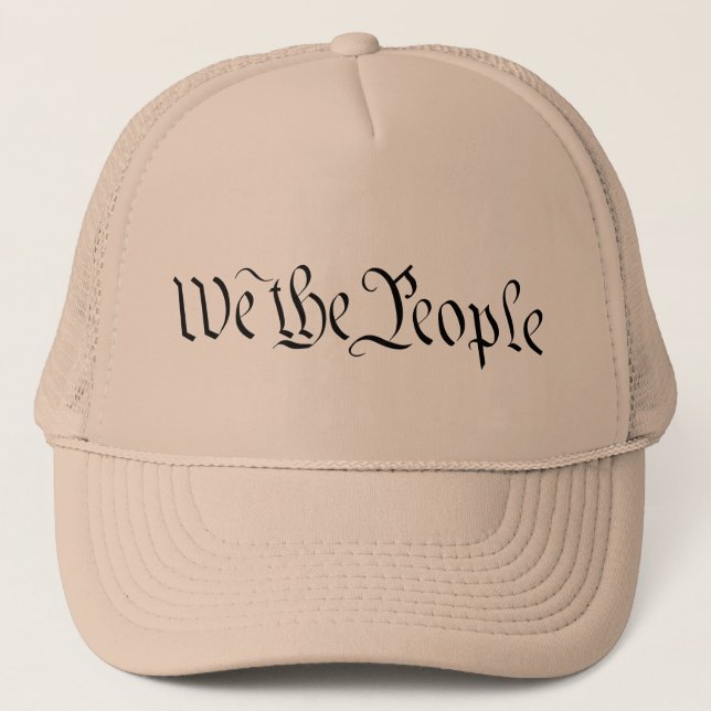 Gorra De Camionero We the People Hat 3 (Anverso)