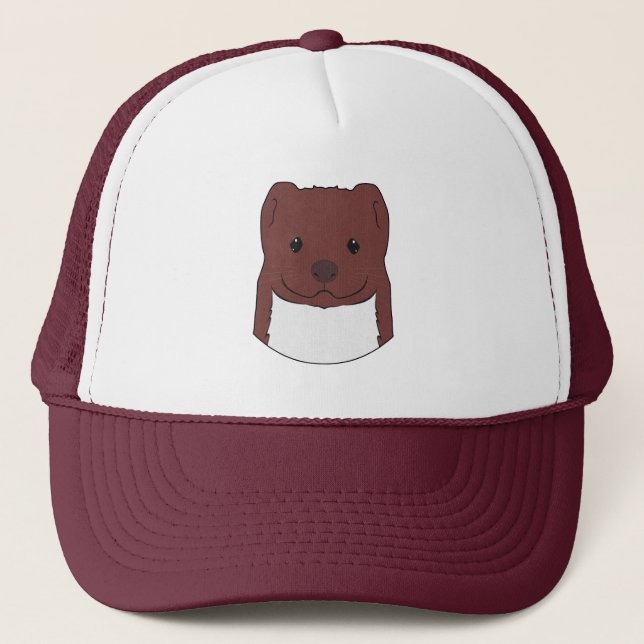 Gorra De Camionero Weasel Face (Anverso)