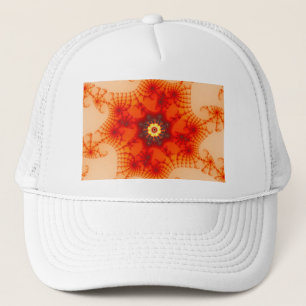 Gorra De Camionero Web de fuego - Arte fractal