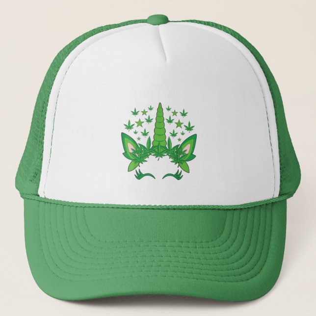 Gorra De Camionero Weedicorn (Anverso)