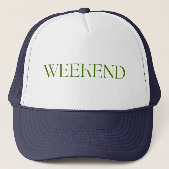 Gorra De Camionero Weekend Trucker Hat (Anverso)