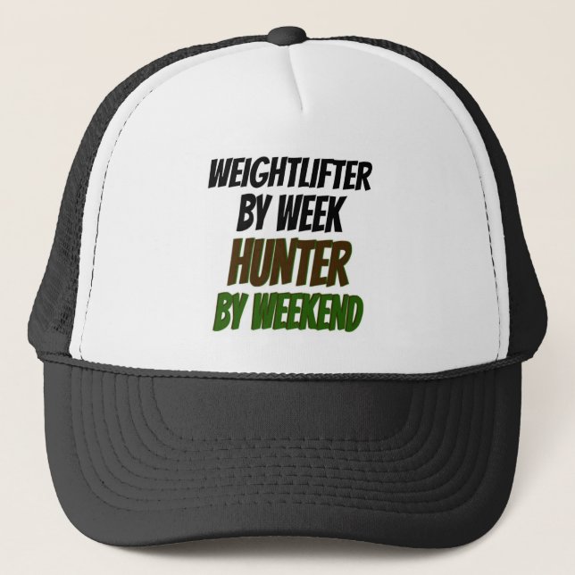 Gorra De Camionero Weightlifter Hunter (Anverso)