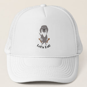Gorra De Camionero Weim Chef Weimaraner Gray Ghost Dook