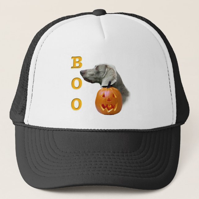 Gorra De Camionero Weimaraner Boo (Anverso)
