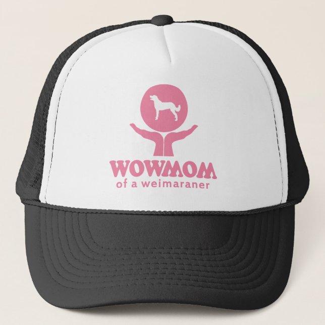 Gorra De Camionero Weimaraner cubierto de largo (Anverso)