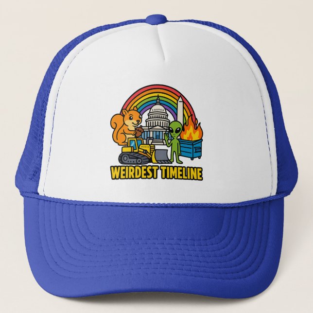 Gorra De Camionero Weirdest Timeline Hat by Phil Elmore (Anverso)
