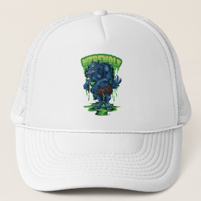 Gorra De Camionero Werewolf tóxico (Anverso)