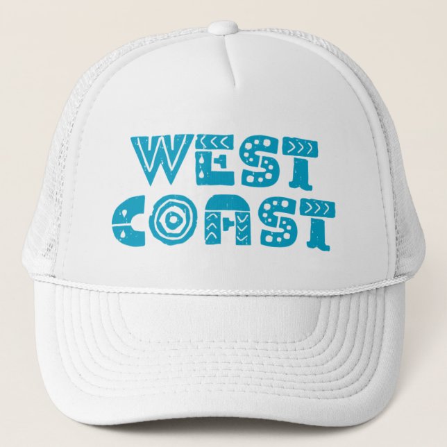 Gorra De Camionero West Coast. (Anverso)