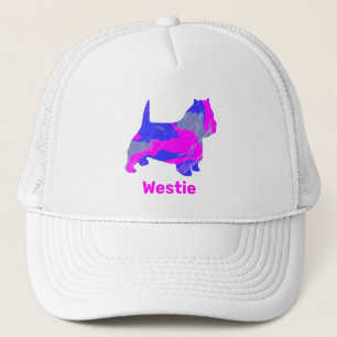 Gorra De Camionero West Highland Westier Terrier Perro Silhouette Pin