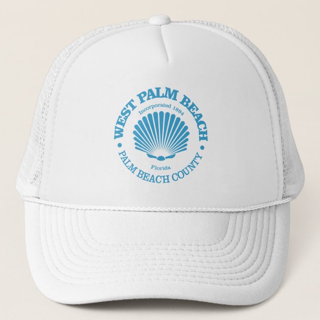 Gorra De Camionero West Palm Beach (concha de mar) (Anverso)