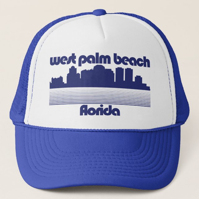 Gorra De Camionero West Palm Beach Florida (Anverso)