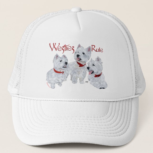 Gorra De Camionero ¡Westies mandan! (Anverso)