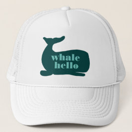 Gorra De Camionero Whale Hello Trucker Hat