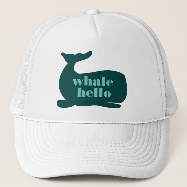 Gorra De Camionero Whale Hello Trucker Hat (Anverso)