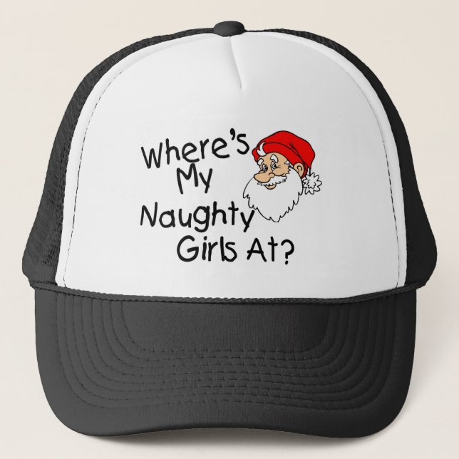 Gorra De Camionero Wheres mis chicas traviesos en (Anverso)