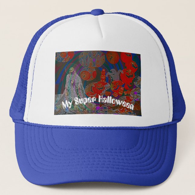 Gorra De Camionero Whimsical Halloween Dreams (Anverso)