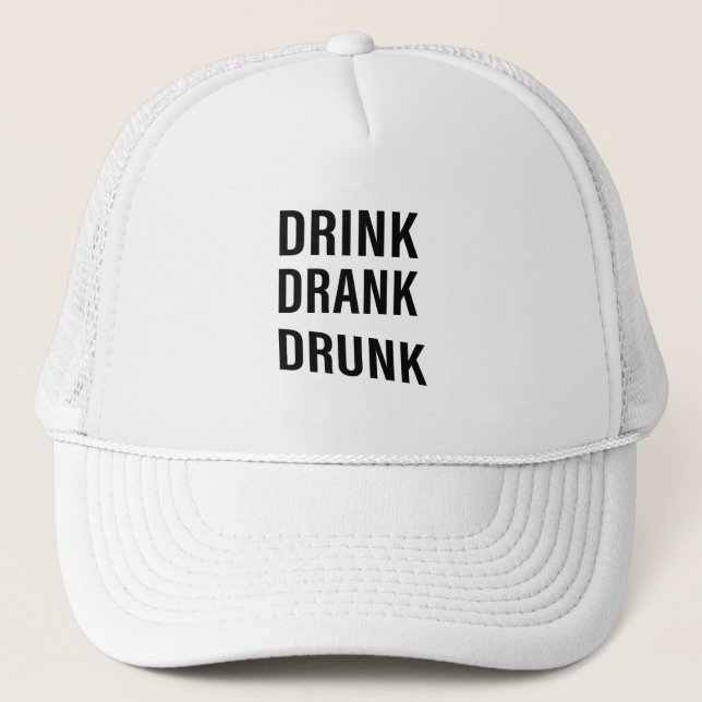 Gorra De Camionero Whiskey cita graciosos dichos de alcohol (Anverso)
