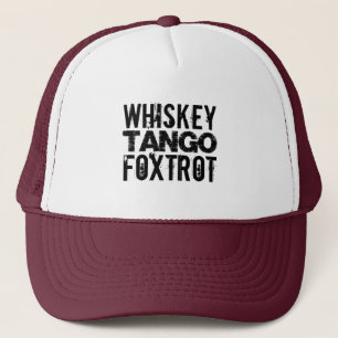 GORRA DE CAMIONERO WHISKEY TANGO FOXTROT