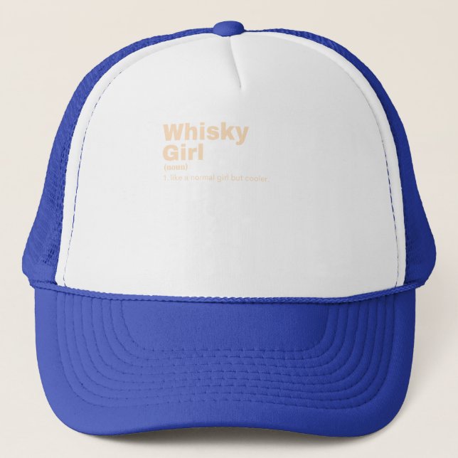 Gorra De Camionero Whisky Chica - Whisky (Anverso)