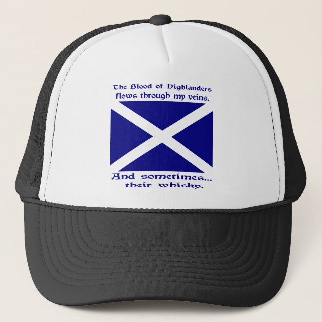 Gorra De Camionero Whisky escocés St. Andrew (Anverso)