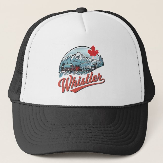 Gorra De Camionero Whistler BC Canadá (Anverso)