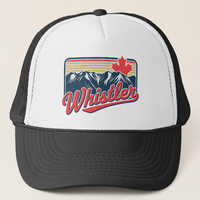 Gorra De Camionero Whistler BC Canadá (Anverso)