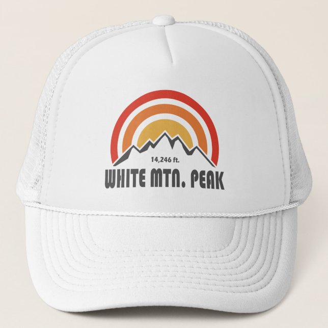 Gorra De Camionero White Mountain Peak California (Anverso)