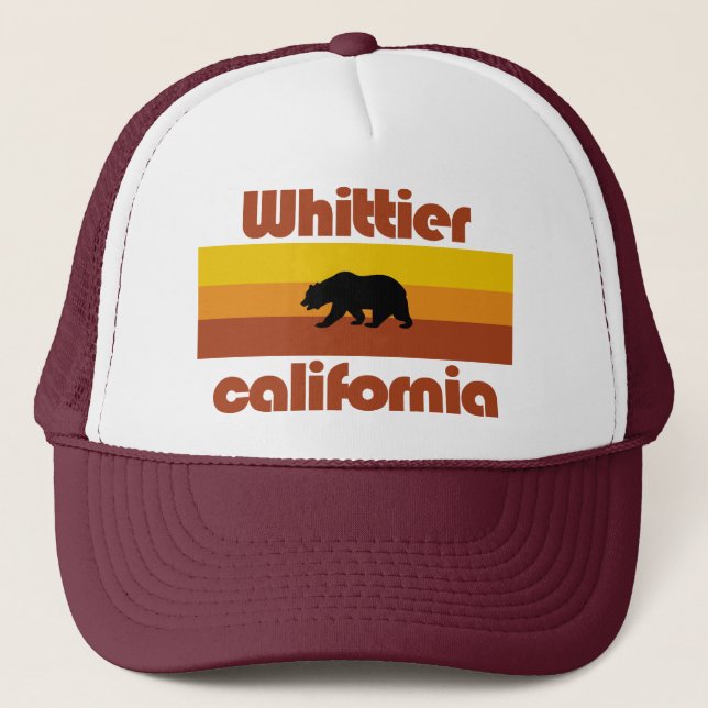 Gorra De Camionero Whittier, California (Anverso)