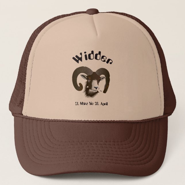 Gorra De Camionero Widder - Sternzeichen Cap (Anverso)