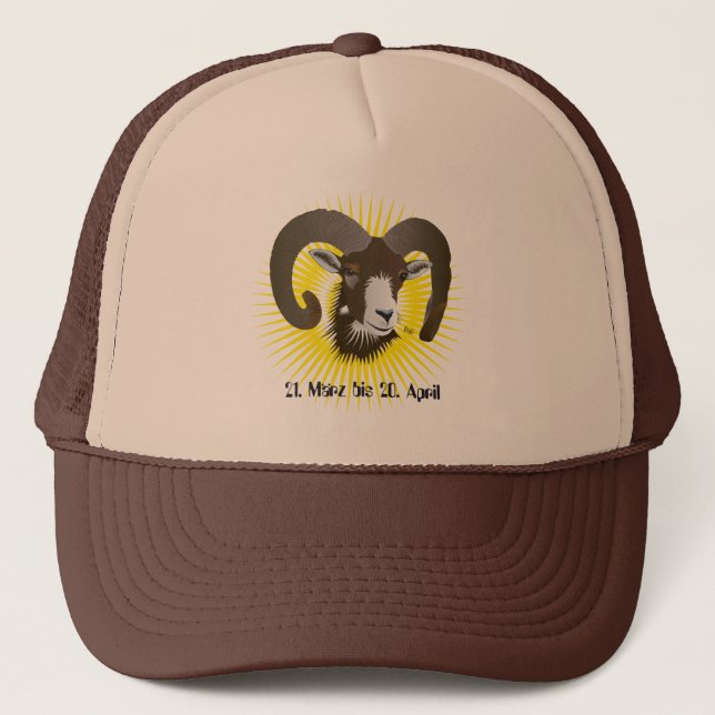 Gorra De Camionero Widder - Sternzeichen Cap (Anverso)